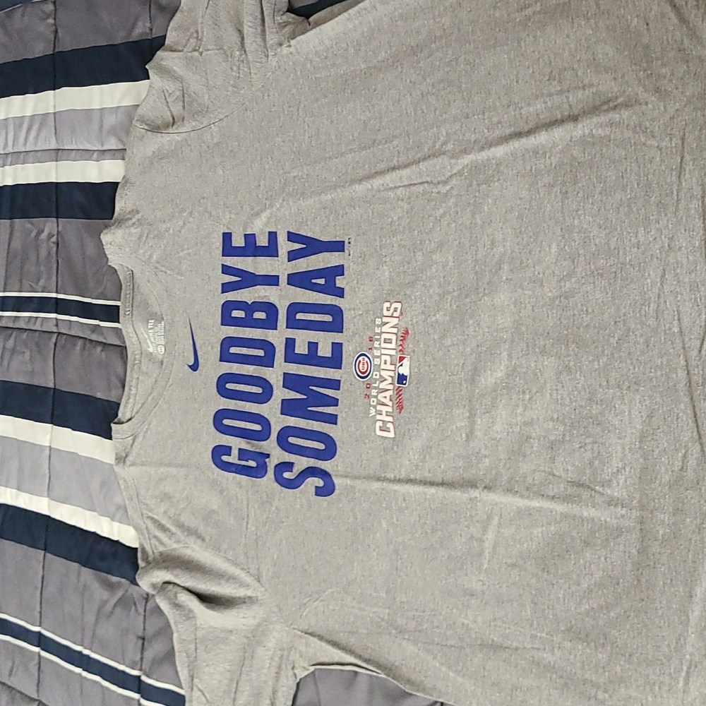 Mens nike size xxl goodbye someday 2016 world series long sleeve shirt